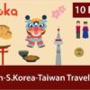 Japan Korea Taiwan travel sim card gloka