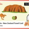 australia new zealand travel sim card 15 days gloka
