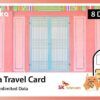 Korea travel card voice and data gloka, receive in Vietnam