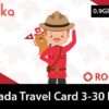 Canada travel sim card data only 3-30 days gloka