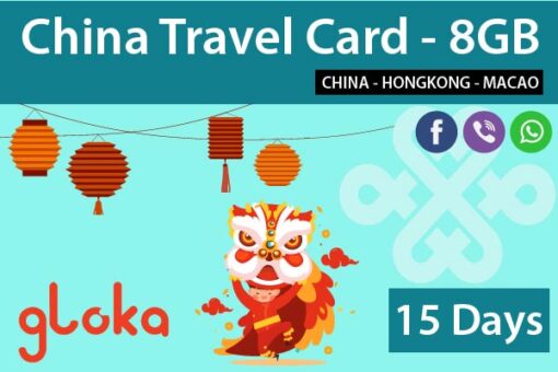 China Travel SIM Card 15 Days