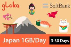 Japan travel sim card 1GB/day Gloka