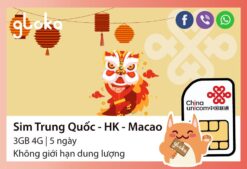 Sim Trung Quốc Hongkong Macao 5 ngày China Unicom