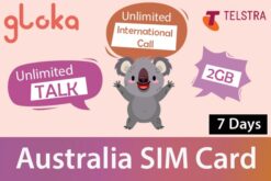 australia travel sim card telstra 7 days gloka