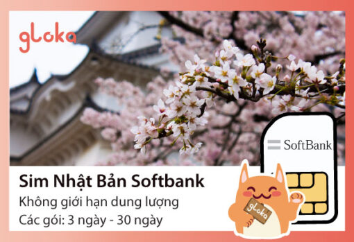 Sim 4G Nhat Ban Softbank khong gioi han dung luong
