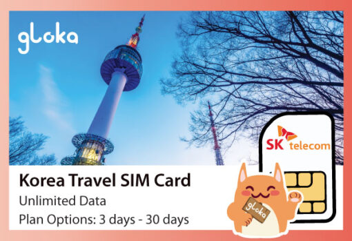 Korea travel sim card skt unlimited data