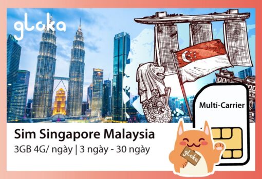 Sim 4G Malaysia Singapore Gloka