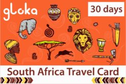 South Africa travel sim card 30 days gloka