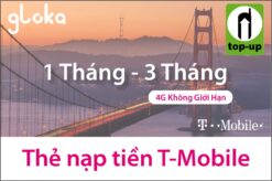 Thẻ nạp tiền sim T-Mobile gói 4G không giới hạn