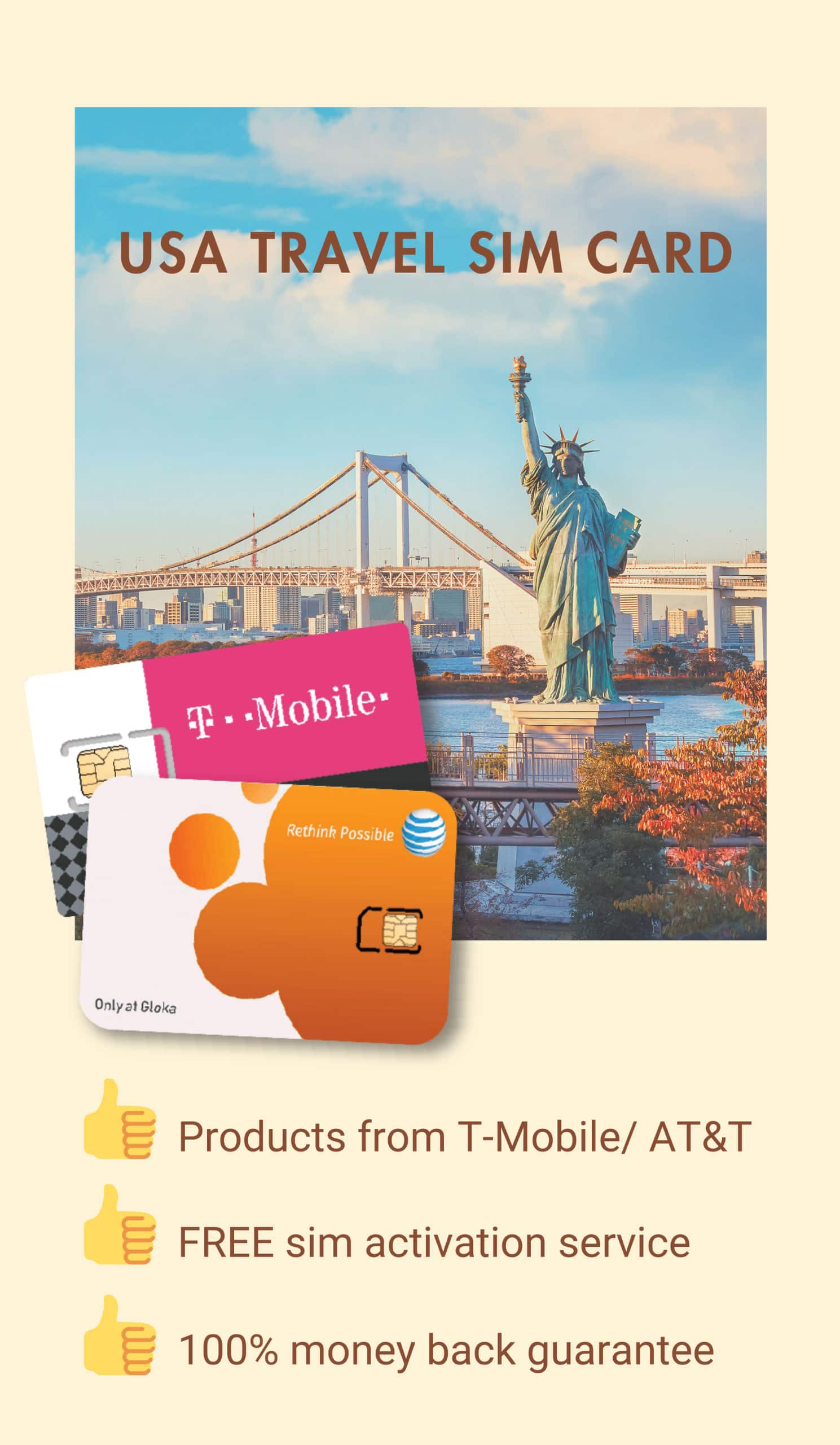 USA travel sim card mobile version