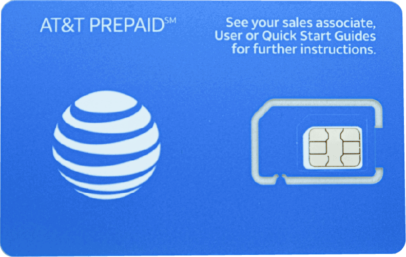 USA Prepaid Sim Card AT&T Plan $65
