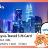 Malaysia Travel SIM card celcom