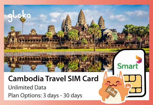 Cambodia travel sim card smart