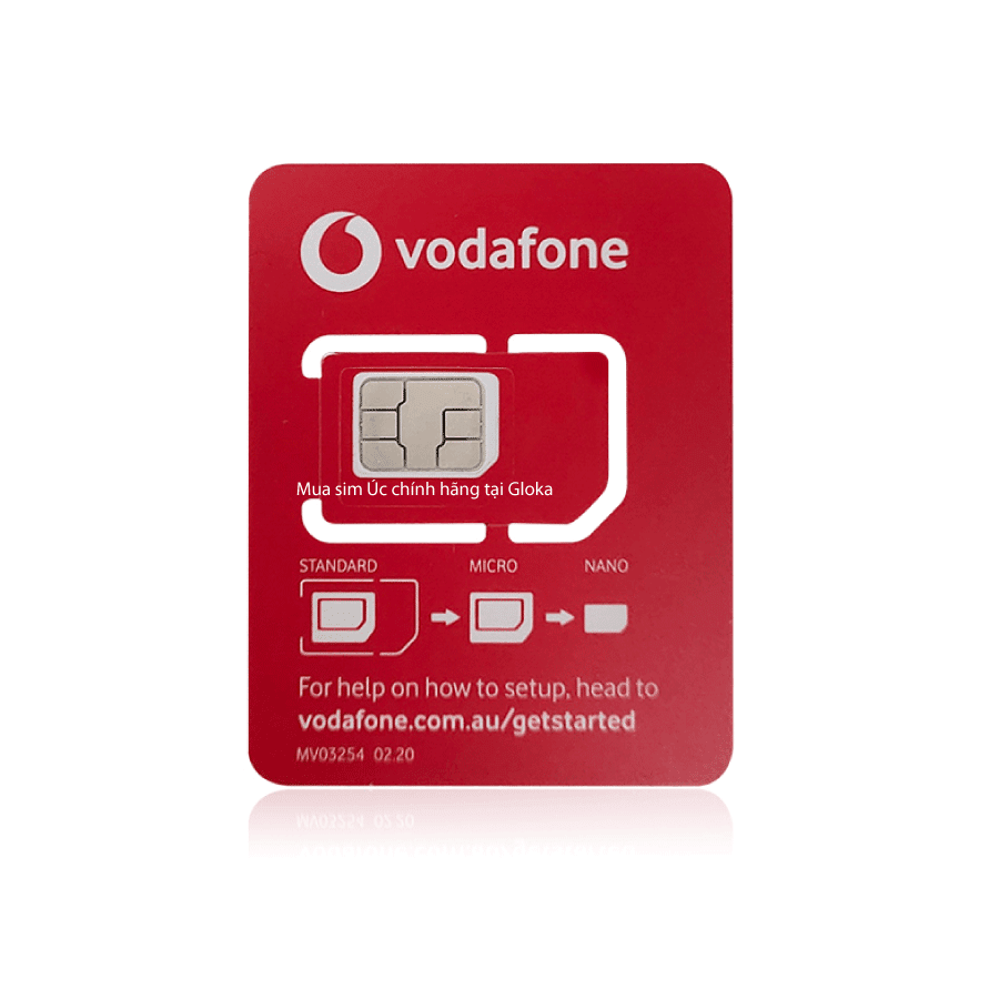 Sim du lich Uc Vodafone