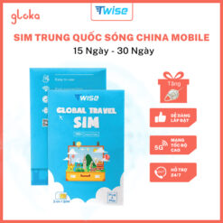 Sim Du Lịch Trung Quốc Twise Sóng China Mobile Gói 3 Ngày - 30 Ngày