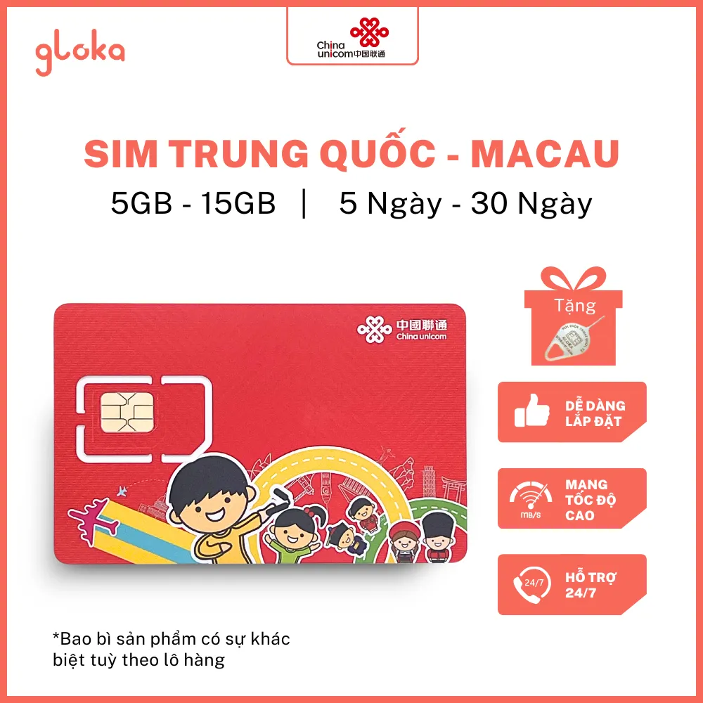 Sim Trung Quoc Macau China Unicom