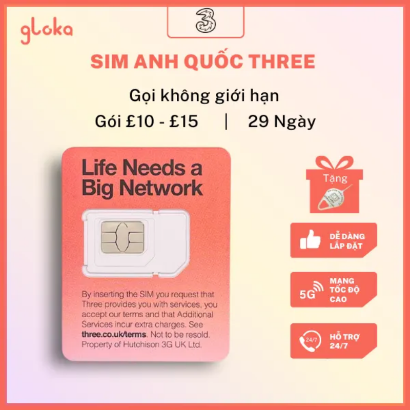 Sim Mobifone Roaming Châu Âu Có Đắt Không? Giải Pháp Tiết Kiệm Chi Phí 3 Sim Du Lịch Vương Quốc Anh Three