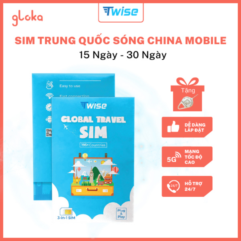 Sim Dùng Ở Trung Quốc: Kết Nối Tốc Độ Cao, Không Lo Roaming | Gloka 6 Sim Du Lịch Trung Quốc Twise Sóng China Mobile