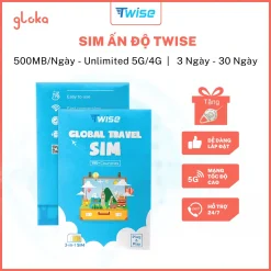 Sim du lịch Ấn Độ Twise gói 3 ngày - 30 ngày
