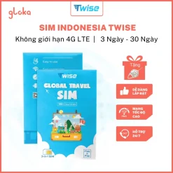 Sim du lịch Indonesia Twise gói 3 ngày - 30 ngày