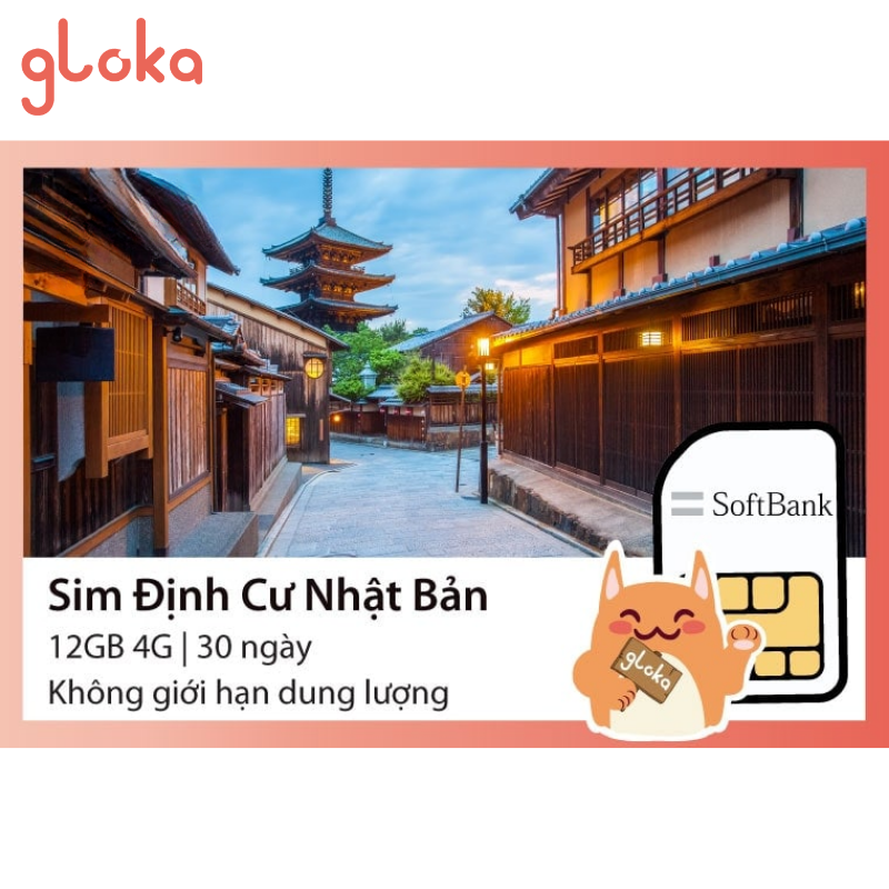 SIM du lịch Twise Nhật – Kết nối Softbank, tính phí theo ngày